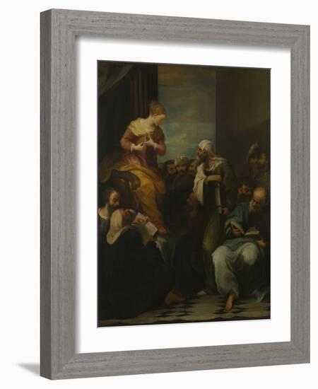 St Catherine disputing with the Judges-null-Framed Giclee Print