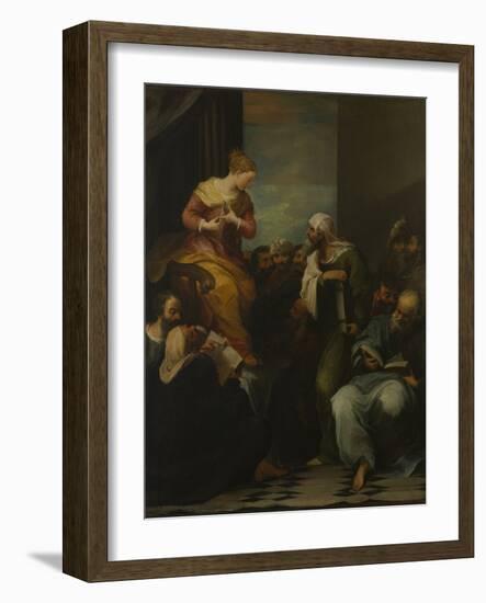 St Catherine disputing with the Judges--Framed Giclee Print