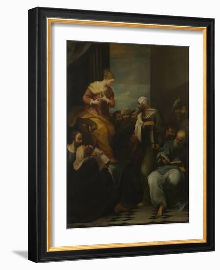 St Catherine disputing with the Judges-null-Framed Giclee Print