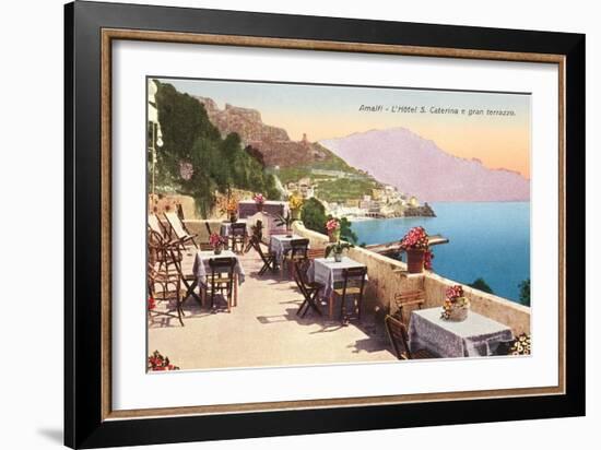 St. Catherine Hotel, Amalfi, Italy-null-Framed Art Print