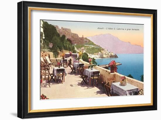 St. Catherine Hotel, Amalfi, Italy-null-Framed Art Print