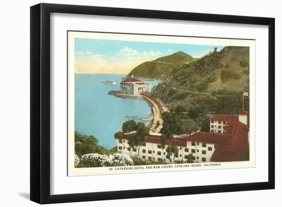 St. Catherine Hotel, Catalina, California-null-Framed Art Print