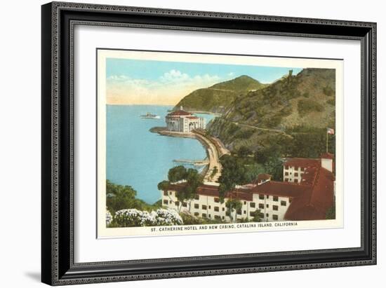 St. Catherine Hotel, Catalina, California-null-Framed Art Print
