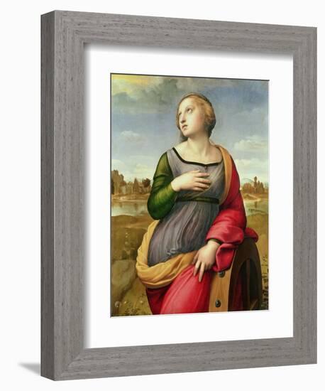 St. Catherine of Alexandria, 1507-8-Raphael-Framed Giclee Print