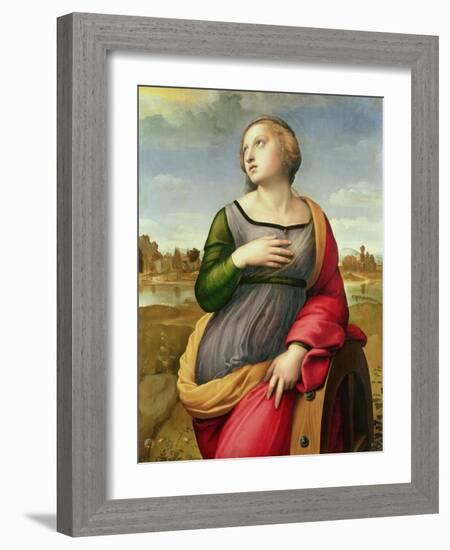 St. Catherine of Alexandria, 1507-8-Raphael-Framed Giclee Print