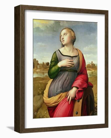 St. Catherine of Alexandria, 1507-8-Raphael-Framed Giclee Print