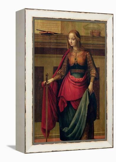 St. Catherine of Alexandria-Fernando Yanez De Almedina-Framed Premier Image Canvas