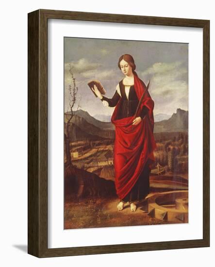 St. Catherine of Alexandria-Marco Basaiti-Framed Giclee Print