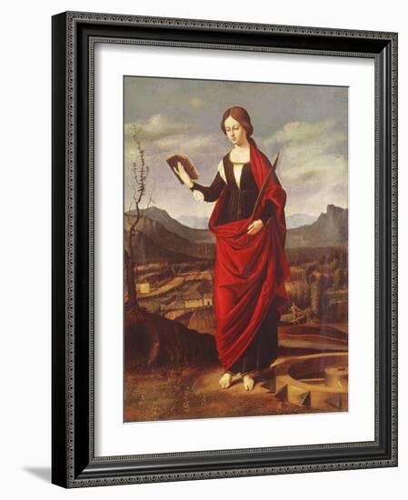 St. Catherine of Alexandria-Marco Basaiti-Framed Giclee Print