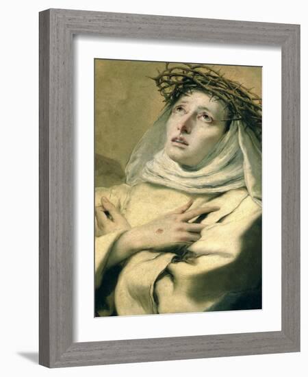 St. Catherine of Siena, circa 1746-Giovanni Battista Tiepolo-Framed Giclee Print