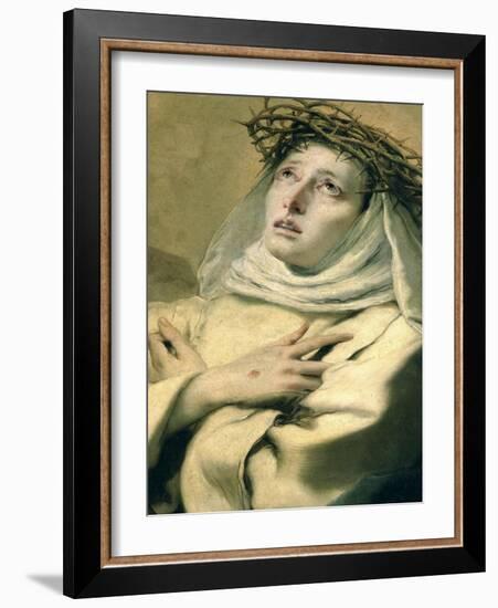 St. Catherine of Siena, circa 1746-Giovanni Battista Tiepolo-Framed Giclee Print