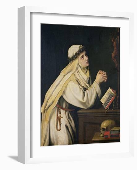 St. Catherine of Siena-Cristofano Allori-Framed Giclee Print