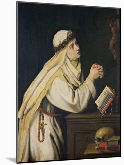 St. Catherine of Siena-Cristofano Allori-Mounted Giclee Print