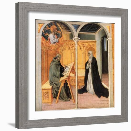 St. Catherine Of Siena-Giovanni di Paolo-Framed Giclee Print