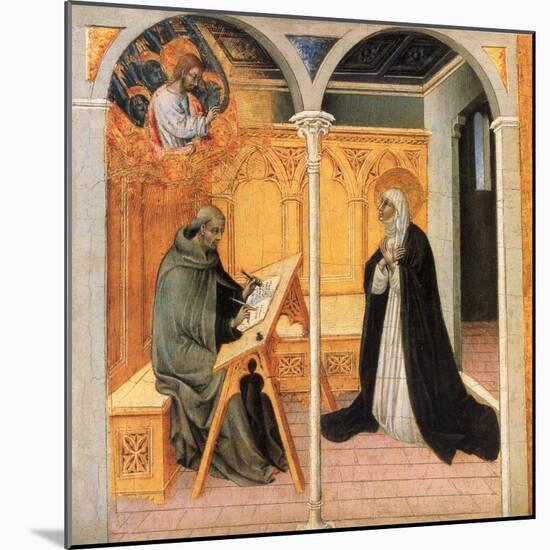 St. Catherine Of Siena-Giovanni di Paolo-Mounted Giclee Print