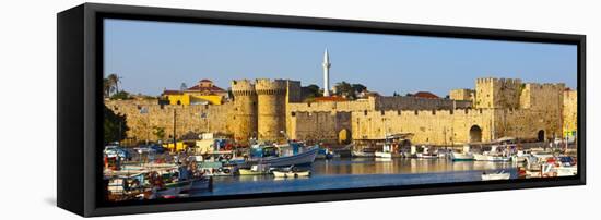 St. Catherine's Gate, Rhodes Town, Rhodes, Greece-Doug Pearson-Framed Premier Image Canvas