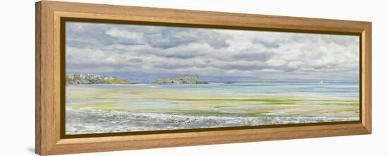 St. Catherine's Isle, 1879-John Brett-Framed Premier Image Canvas