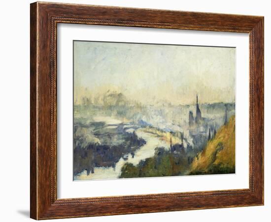 St. Catherine's Mountain, Rouen-Eugène Boudin-Framed Giclee Print