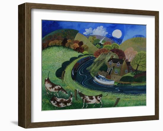 St. Catherine's, Near Shalford, 2013-Lisa Graa Jensen-Framed Giclee Print