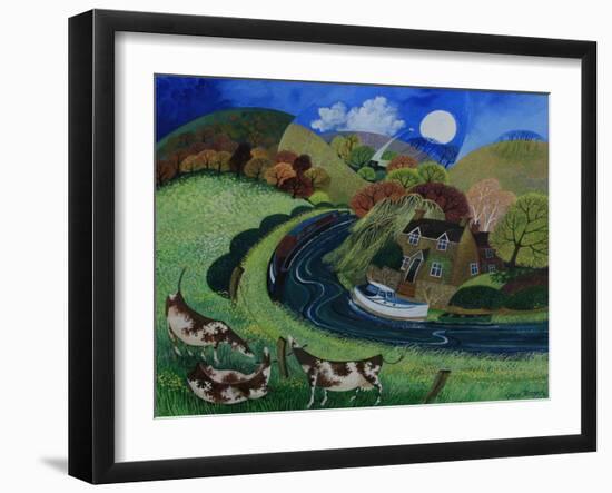 St. Catherine's, Near Shalford, 2013-Lisa Graa Jensen-Framed Giclee Print