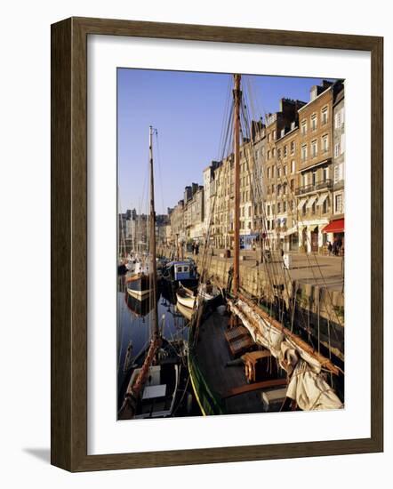 St. Catherine's Quay, Old Harbour, Honfleur, Basse Normandie (Normandy), France, Europe-Richard Ashworth-Framed Photographic Print