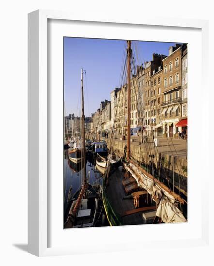 St. Catherine's Quay, Old Harbour, Honfleur, Basse Normandie (Normandy), France, Europe-Richard Ashworth-Framed Photographic Print