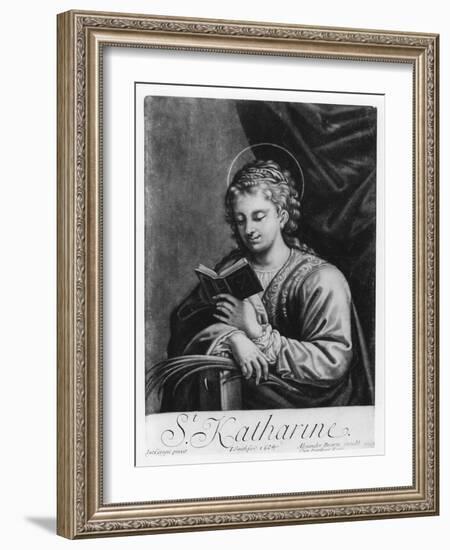 St. Catherine-Correggio-Framed Giclee Print