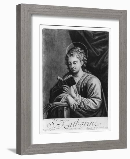 St. Catherine-Correggio-Framed Giclee Print