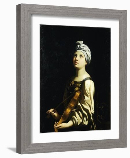 St Cecilia, 1606-1607-Guido Reni-Framed Giclee Print