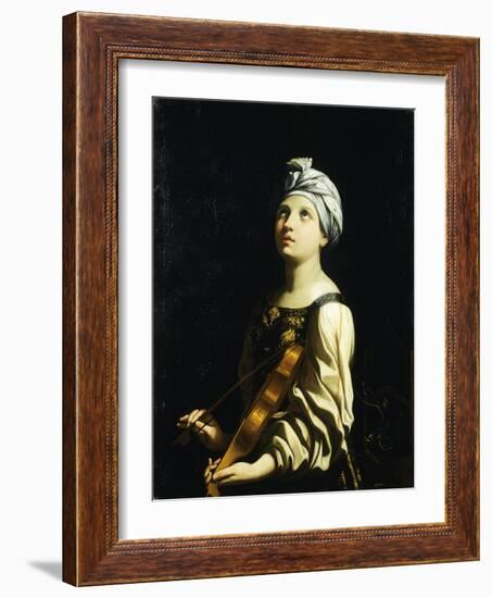 St Cecilia, 1606-1607-Guido Reni-Framed Giclee Print