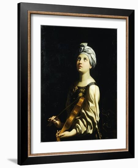 St Cecilia, 1606-1607-Guido Reni-Framed Giclee Print