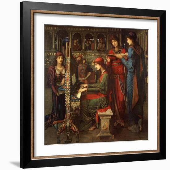 St. Cecilia, 1897-John Melhuish Strudwick-Framed Giclee Print