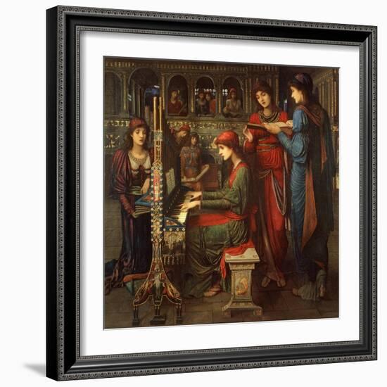 St. Cecilia, 1897-John Melhuish Strudwick-Framed Giclee Print