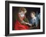 St Cecilia and an Angel, C1617-1618 and C1621-1627-Orazio Gentileschi-Framed Giclee Print