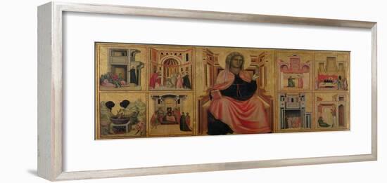 St. Cecilia and Scenes from Her Life, C.1304-Master of St. Cecilia-Framed Giclee Print