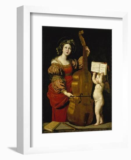 St. Cecilia, C. 1620-Domenico Zampieri-Framed Giclee Print