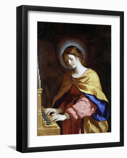 St. Cecilia, C.1649-Guercino (Giovanni Francesco Barbieri)-Framed Giclee Print