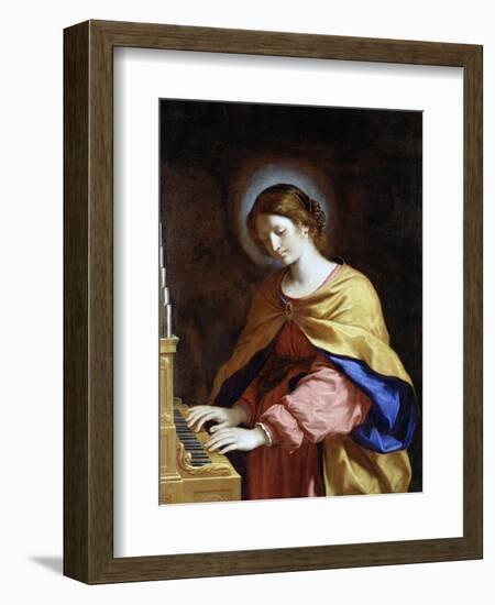 St. Cecilia, C.1649-Guercino (Giovanni Francesco Barbieri)-Framed Giclee Print