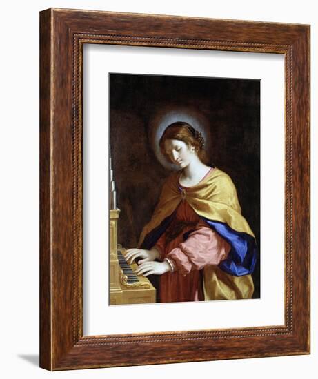 St. Cecilia, C.1649-Guercino (Giovanni Francesco Barbieri)-Framed Giclee Print