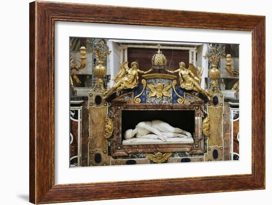 St Cecilia, Marble Sculpture-Stefano Maderno-Framed Giclee Print