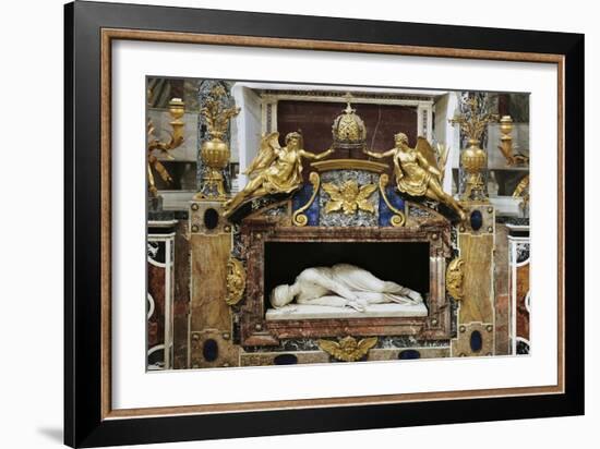 St Cecilia, Marble Sculpture-Stefano Maderno-Framed Giclee Print