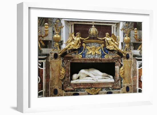 St Cecilia, Marble Sculpture-Stefano Maderno-Framed Giclee Print