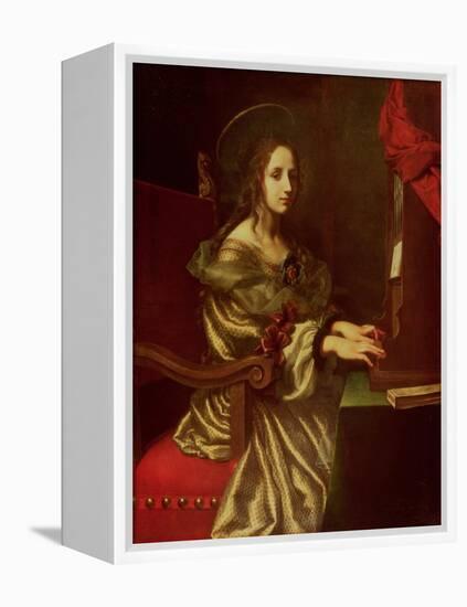 St. Cecilia (Patron of Musicians)-Carlo Dolci-Framed Premier Image Canvas