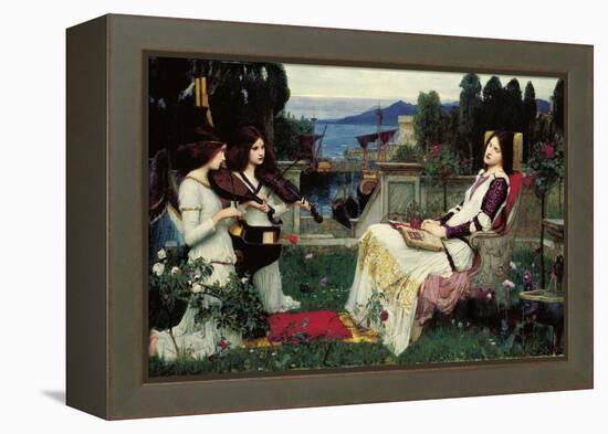 St. Cecilia-John William Waterhouse-Framed Premier Image Canvas