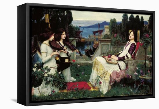 St. Cecilia-John William Waterhouse-Framed Premier Image Canvas