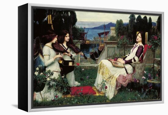 St. Cecilia-John William Waterhouse-Framed Premier Image Canvas