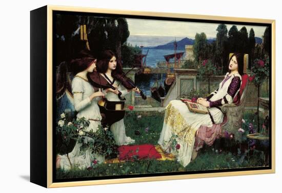 St. Cecilia-John William Waterhouse-Framed Premier Image Canvas