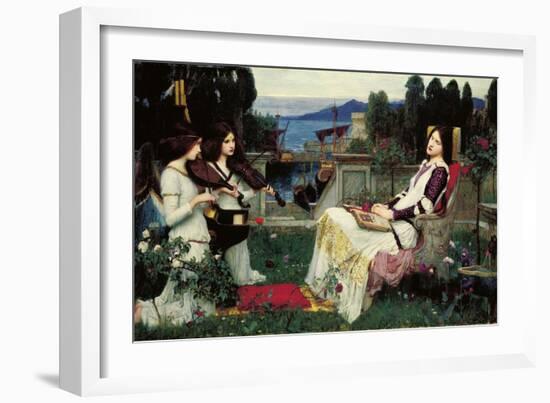 St. Cecilia-John William Waterhouse-Framed Giclee Print