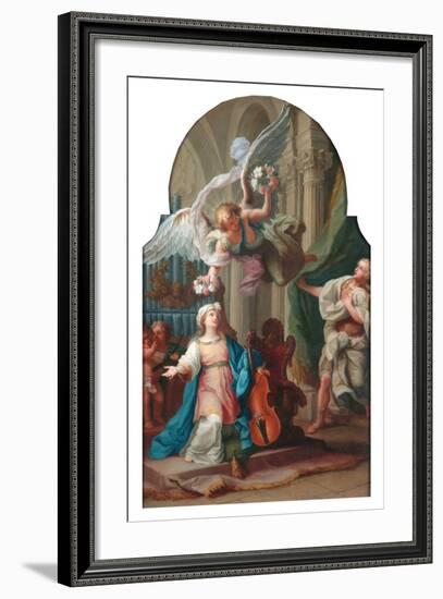 St Cecilia-Luigi Vanvitelli-Framed Giclee Print