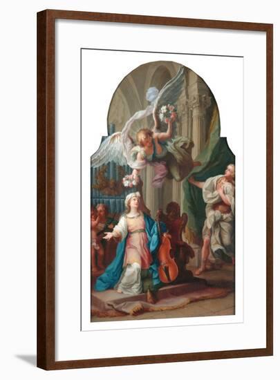 St Cecilia-Luigi Vanvitelli-Framed Giclee Print